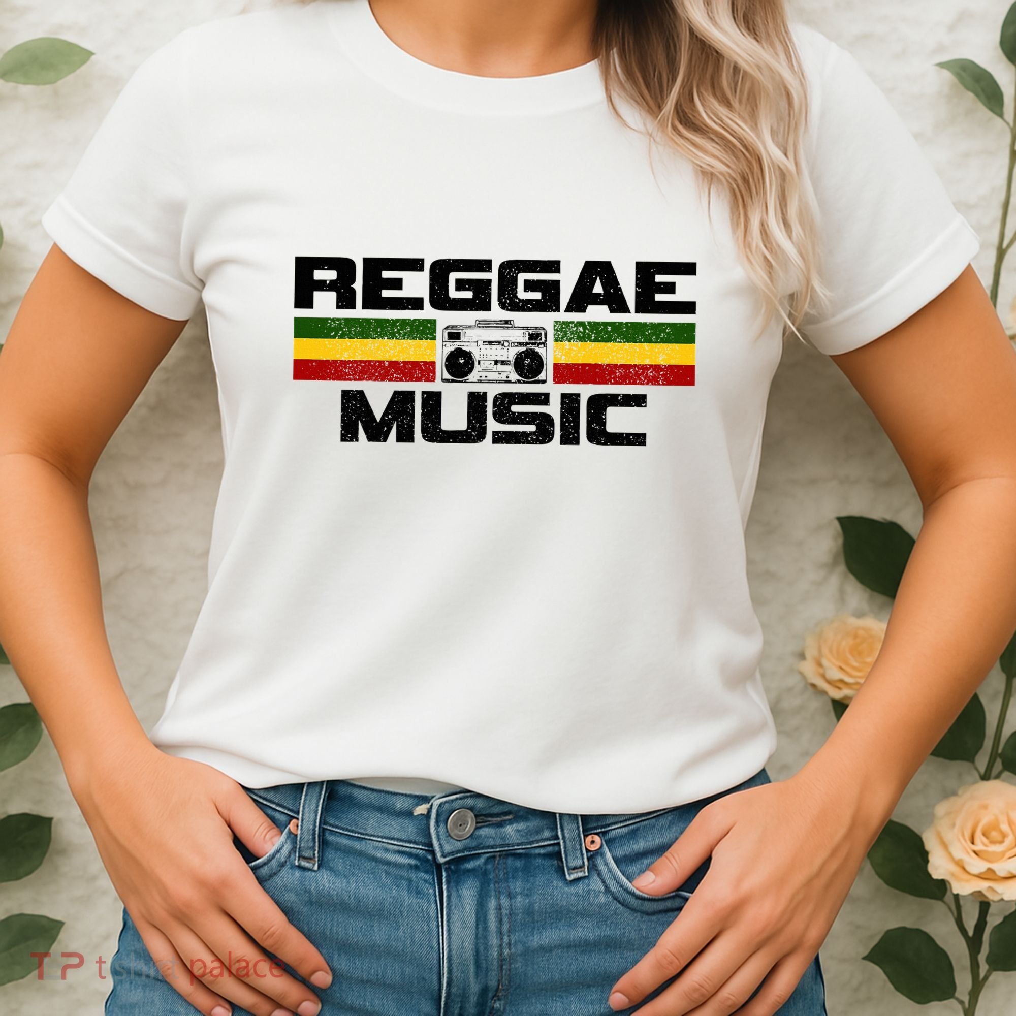 Reggae Music Rastafari Rasta Jamaica Gift Women's T-Shirt