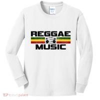 Reggae Music Rastafari Rasta Jamaica Gift Kids Long Sleeve Shirt thumb 0