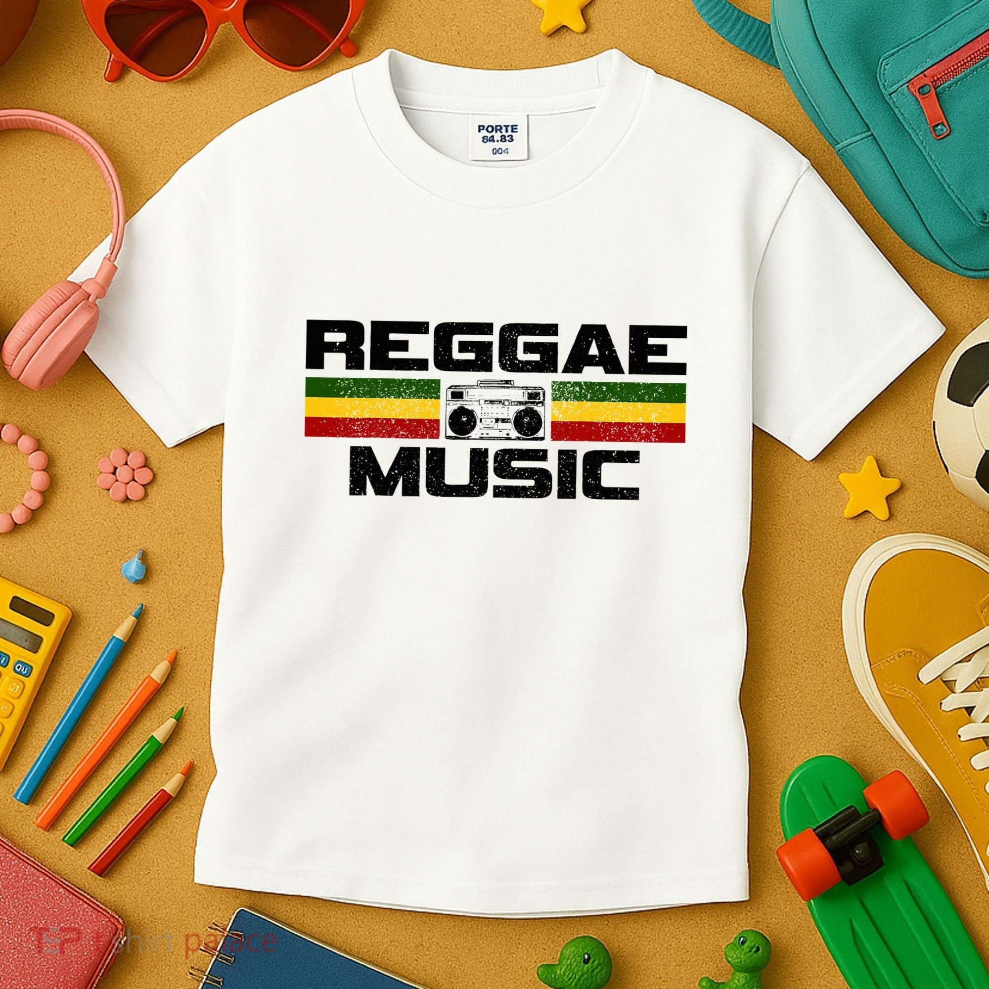 Reggae Music Rastafari Rasta Jamaica Gift Kids T-Shirt