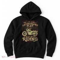 Retirement Motorcycle Riders Biker Hoodie thumb 0