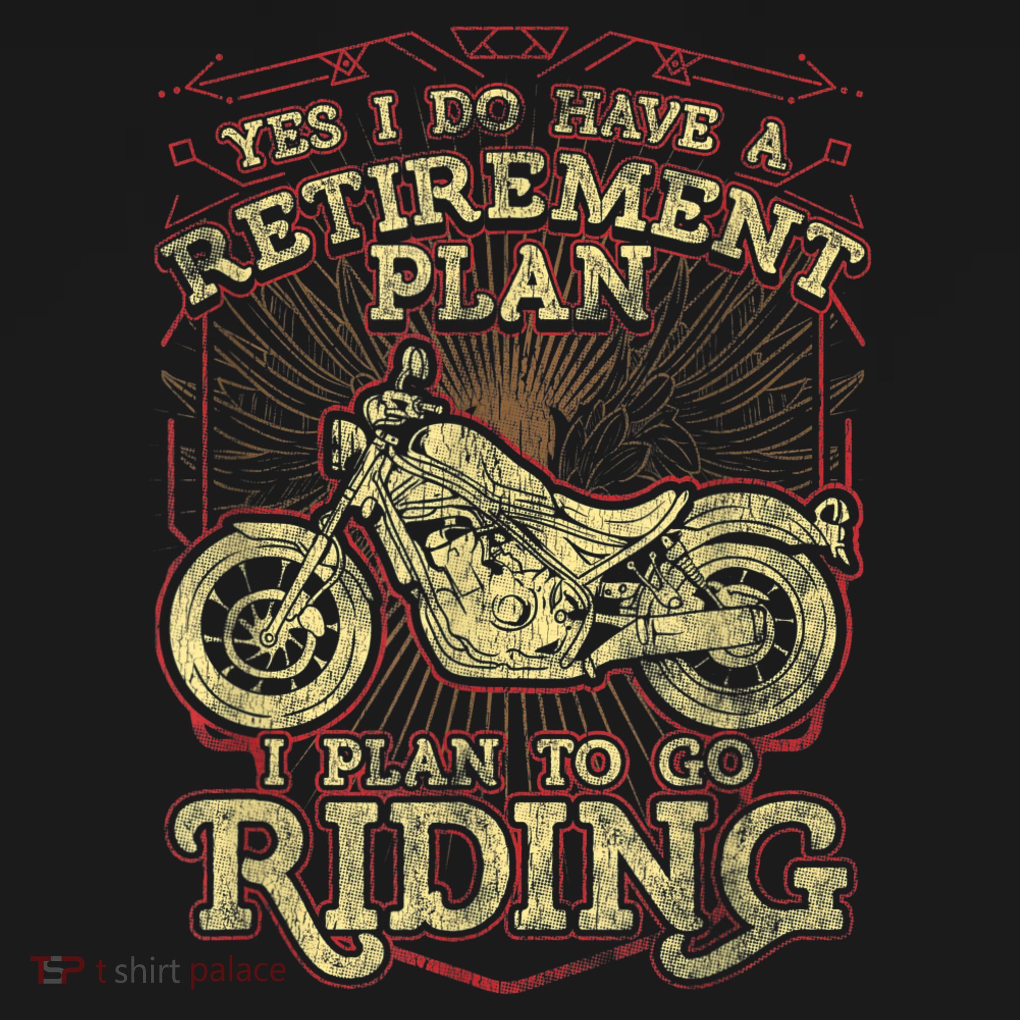 Retirement Motorcycle Riders Biker Bucket Hat