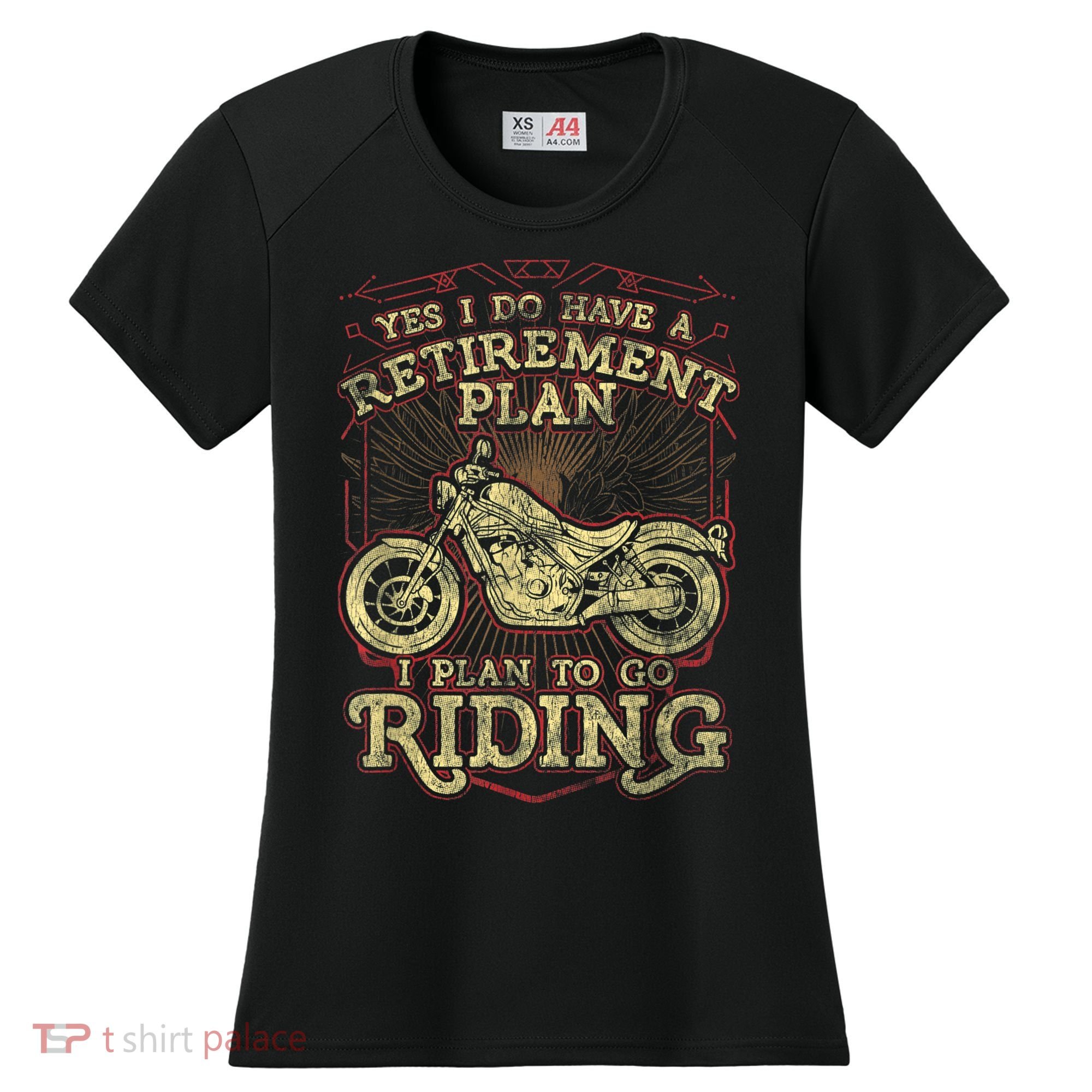 Retirement Motorcycle Riders Biker Women's Cooling Performance Crew T-Shirt