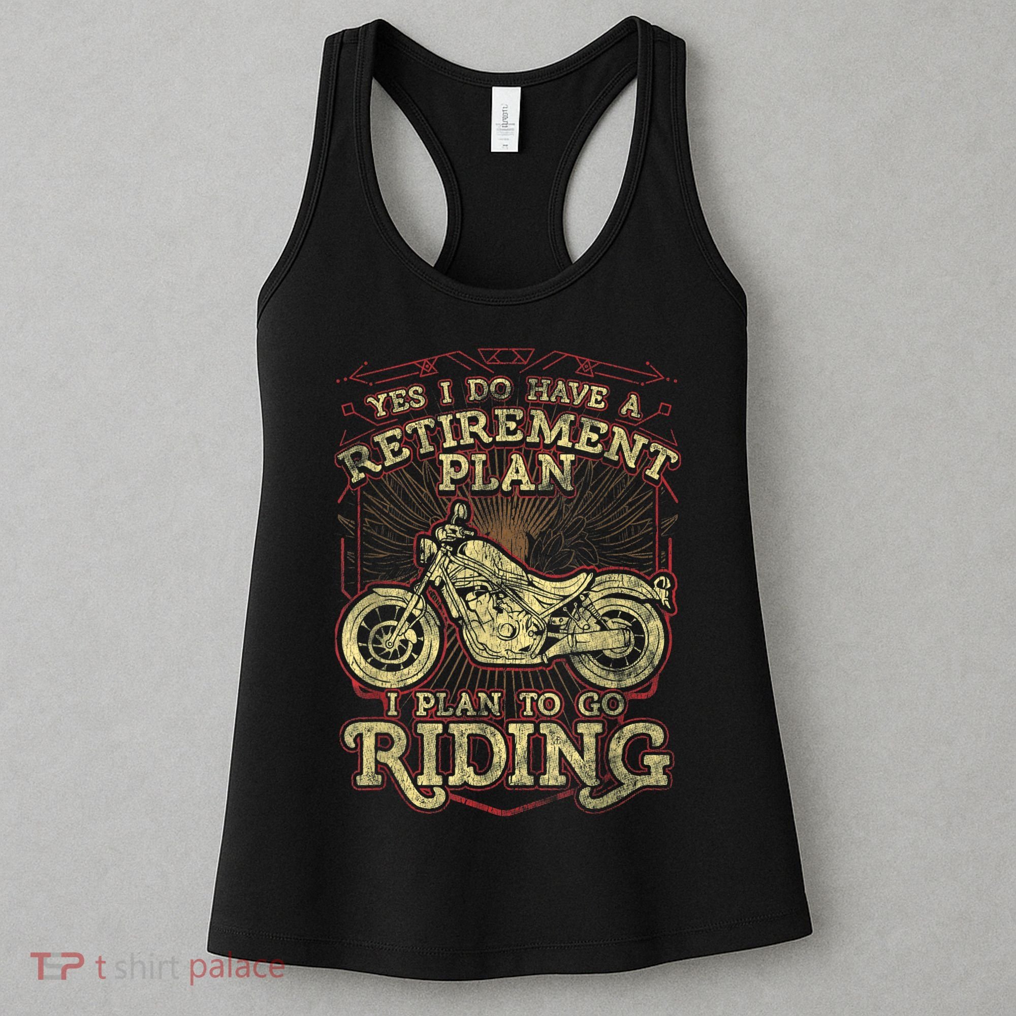 Retirement Motorcycle Riders Biker Women's Tank Top