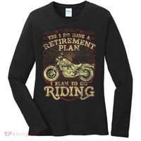Retirement Motorcycle Riders Biker Women's Long Sleeve Shirt thumb 0