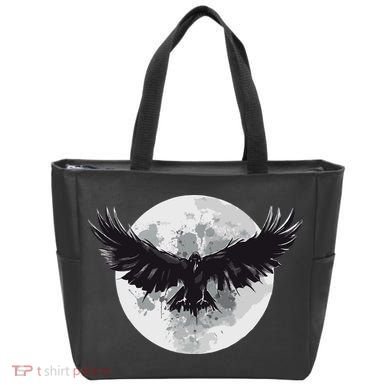 Raven Moon Tote Bag