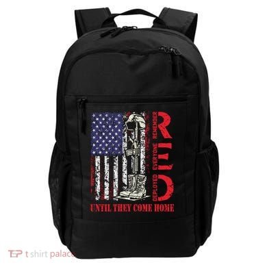R.E.D. Military Remember Everyone Deployed Usa Flag Backpack