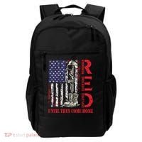 R.E.D. Military Remember Everyone Deployed Usa Flag Backpack thumb 0