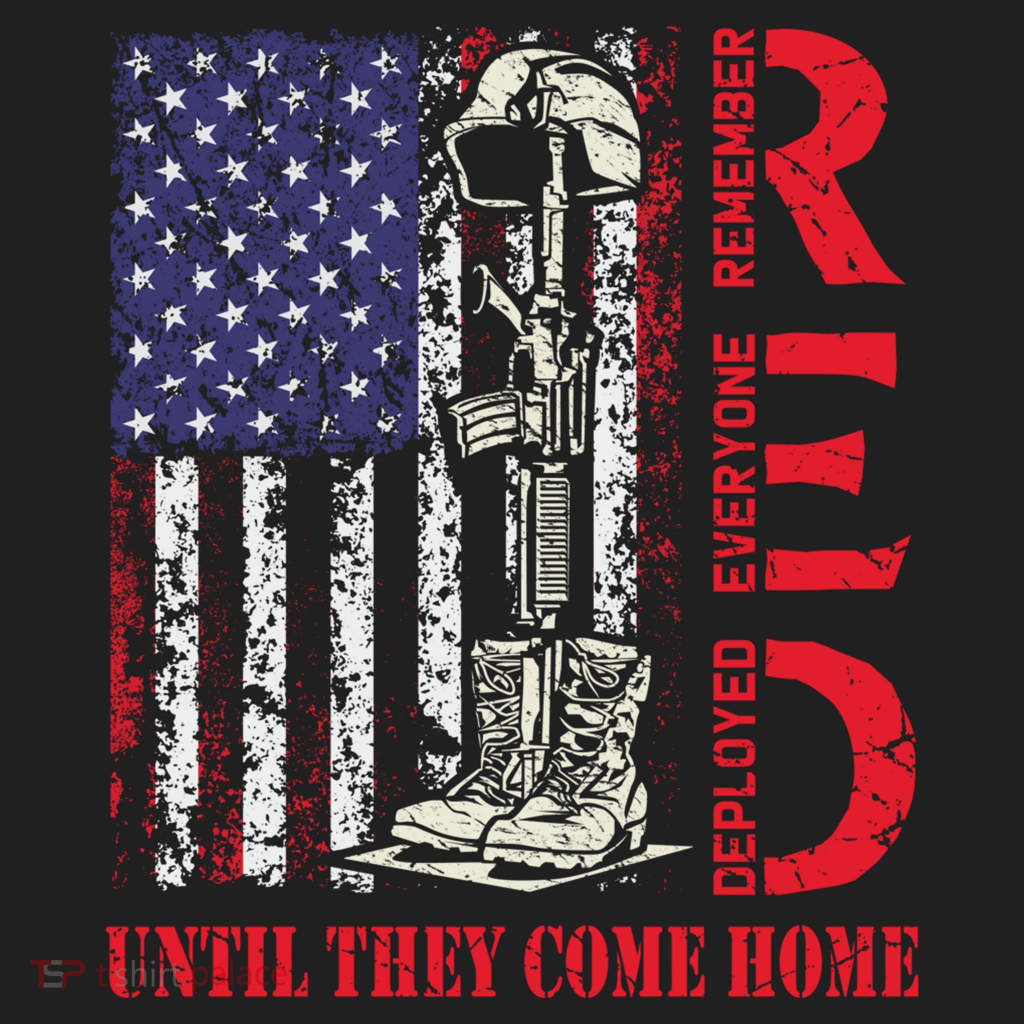 R.E.D. Military Remember Everyone Deployed Usa Flag Tumbler