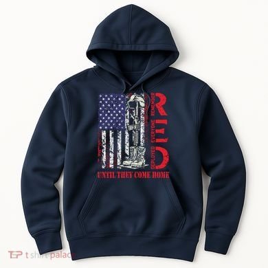 R.E.D. Military Remember Everyone Deployed Usa Flag Hoodie