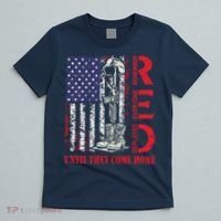 R.E.D. Military Remember Everyone Deployed Usa Flag T-Shirt thumb 5