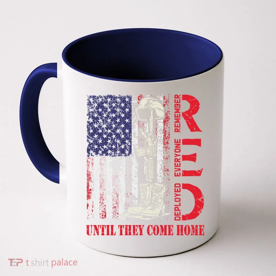 R.E.D. Military Remember Everyone Deployed Usa Flag Coffee Mug