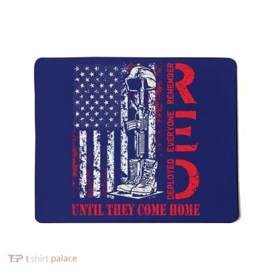 R.E.D. Military Remember Everyone Deployed Usa Flag Mousepad
