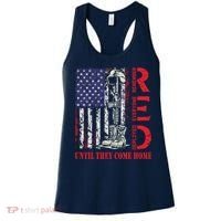 R.E.D. Military Remember Everyone Deployed Usa Flag Women's Tank Top thumb 0