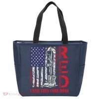 R.E.D. Military Remember Everyone Deployed Usa Flag Tote Bag thumb 0