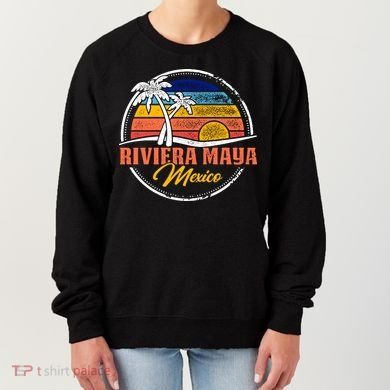 Riviera Maya Retro Sunset Women's Sweatshirt
