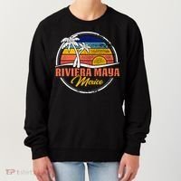 Riviera Maya Retro Sunset Women's Sweatshirt thumb 0