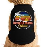 Riviera Maya Retro Sunset Doggie Tank thumb 0