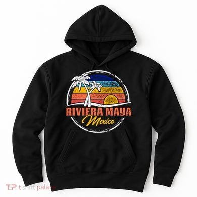 Riviera Maya Retro Sunset Hoodie