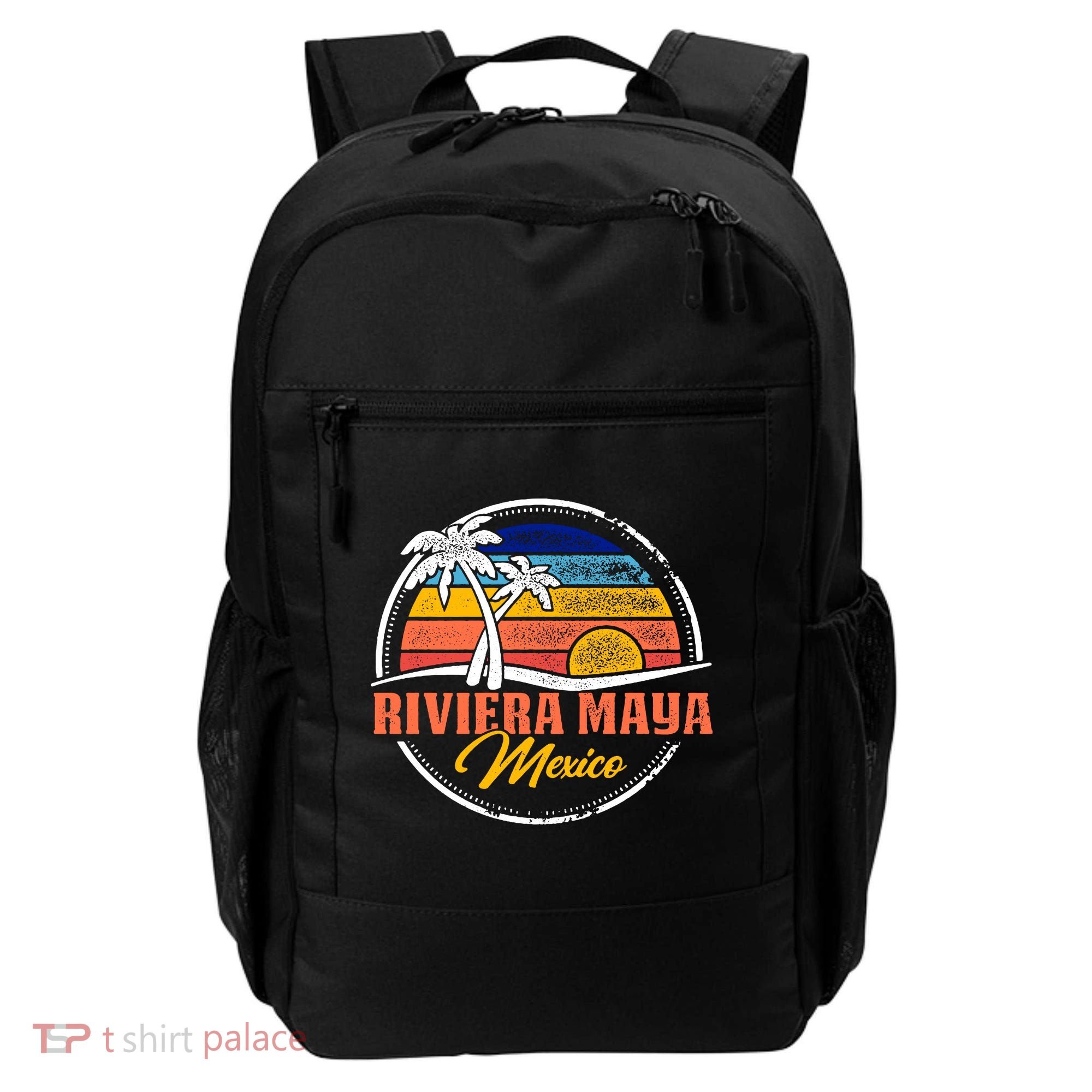 Riviera Maya Retro Sunset Backpack