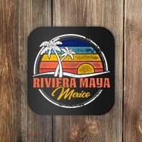Riviera Maya Retro Sunset Coaster thumb 0
