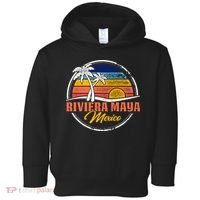 Riviera Maya Retro Sunset Toddler Hoodie thumb 0