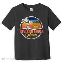 Riviera Maya Retro Sunset Toddler T-Shirt thumb 0