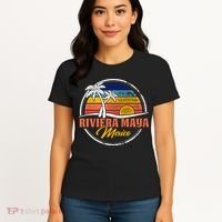 Riviera Maya Retro Sunset Women's T-Shirt thumb 4