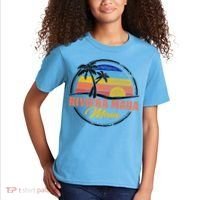 Riviera Maya Retro Sunset Kids T-Shirt thumb 2