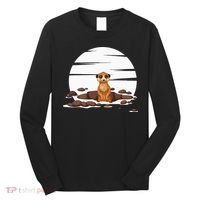 Retro Meerkat Long Sleeve Shirt thumb 0
