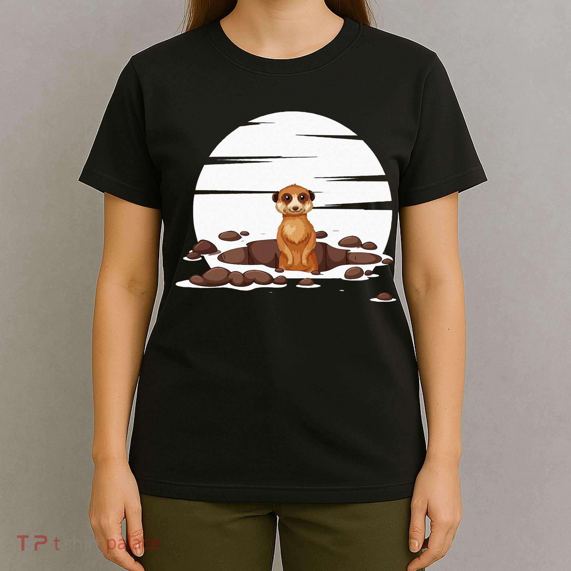 Retro Meerkat T-Shirt
