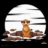 Retro Meerkat Backpack thumb 2