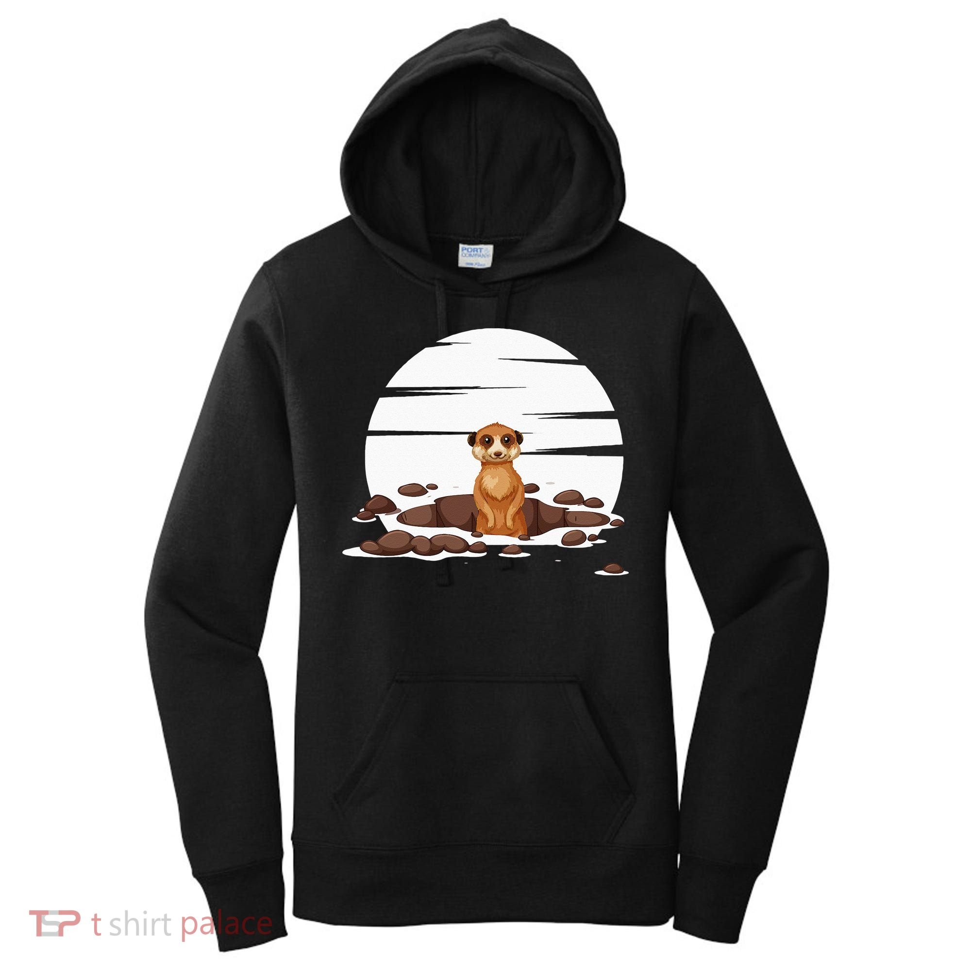 Retro Meerkat Women's Hoodie