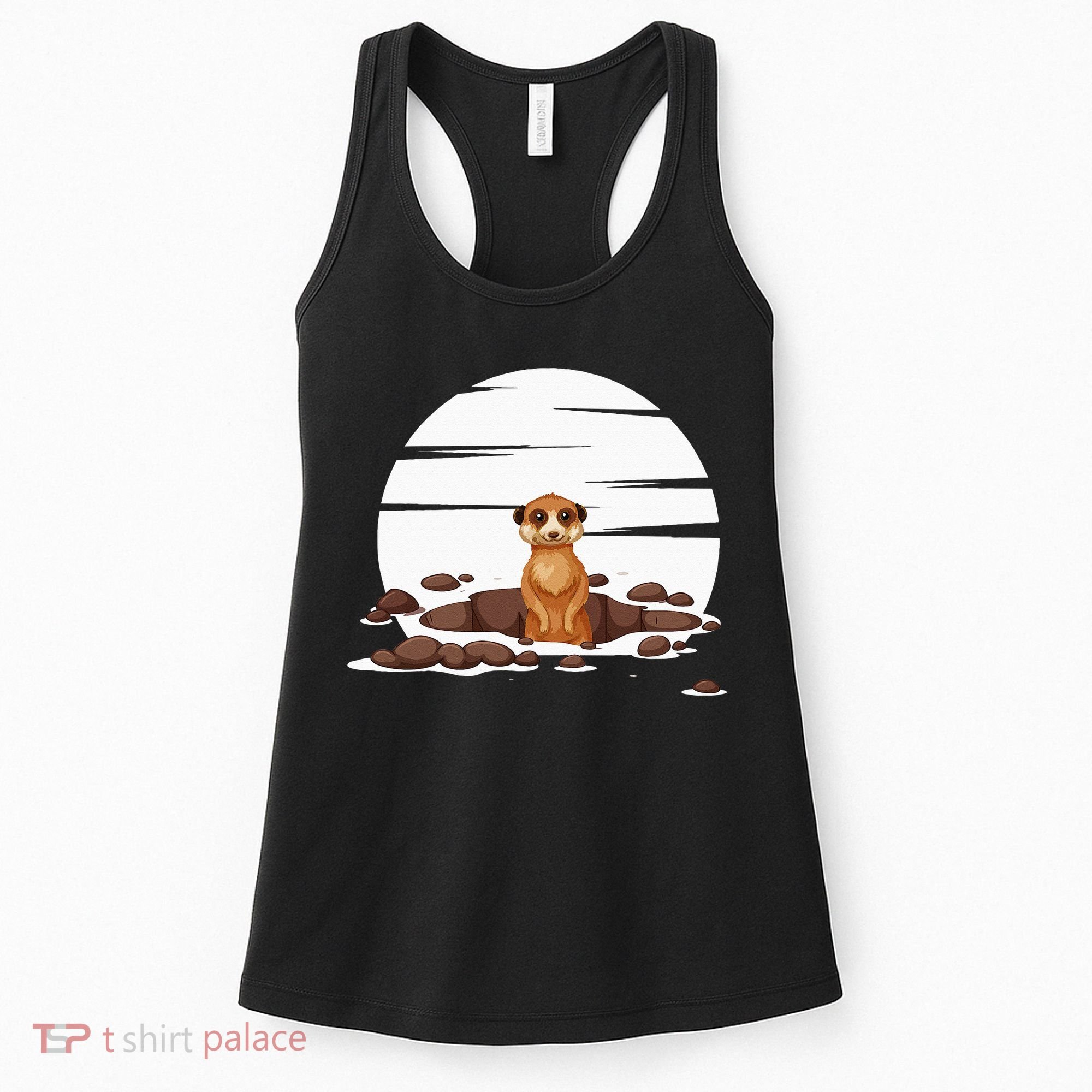 Retro Meerkat Women's Tank Top