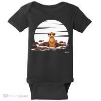 Retro Meerkat Baby Bodysuit thumb 0