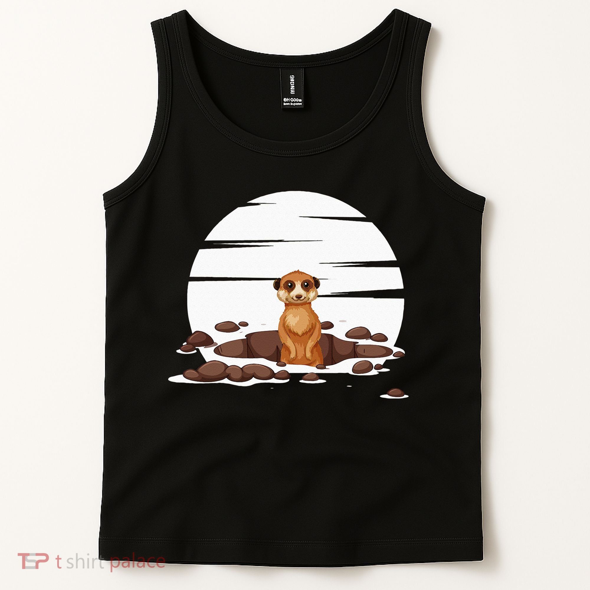 Retro Meerkat Tank Top