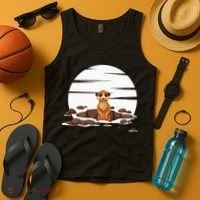 Retro Meerkat Tank Top thumb 4