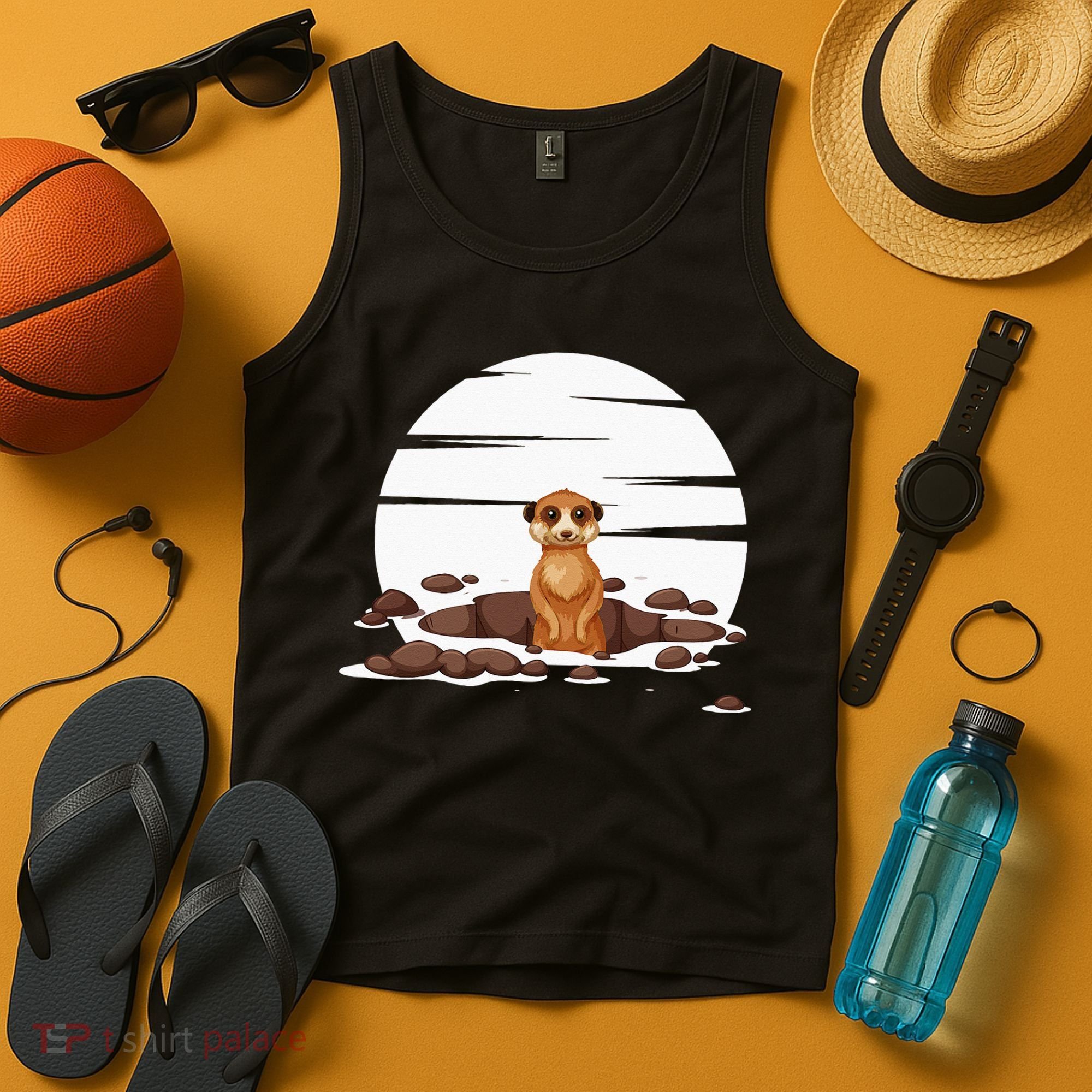 Retro Meerkat Tank Top