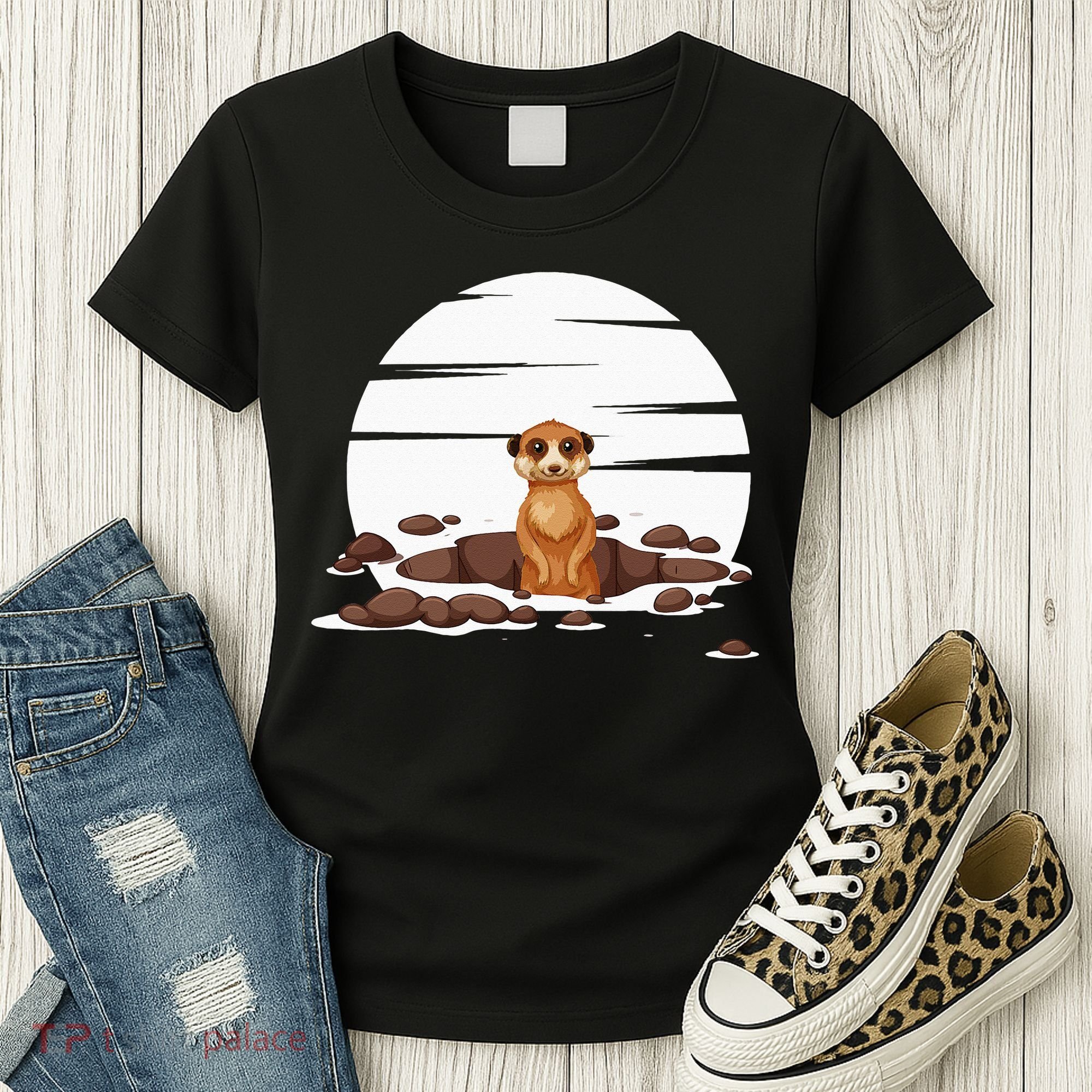 Retro Meerkat Women's T-Shirt