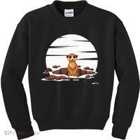 Retro Meerkat Kids Sweatshirt thumb 0
