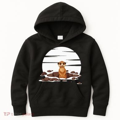 Retro Meerkat Kids Hoodie