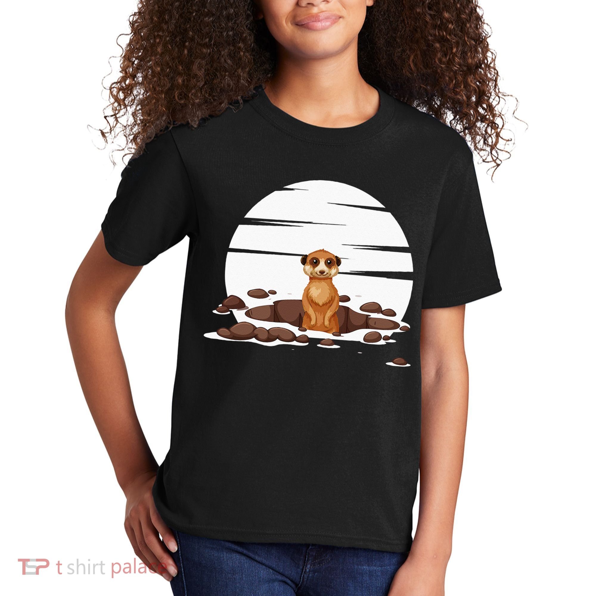 Retro Meerkat Kids T-Shirt