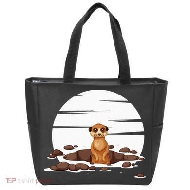 Retro Meerkat Tote Bag
