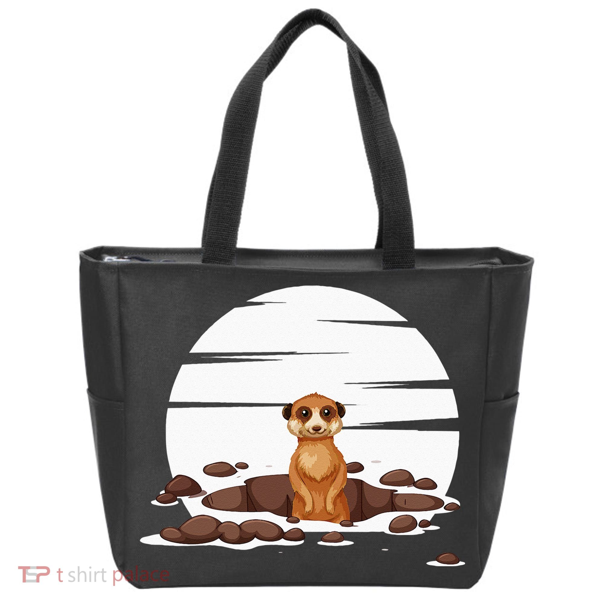 Retro Meerkat Tote Bag