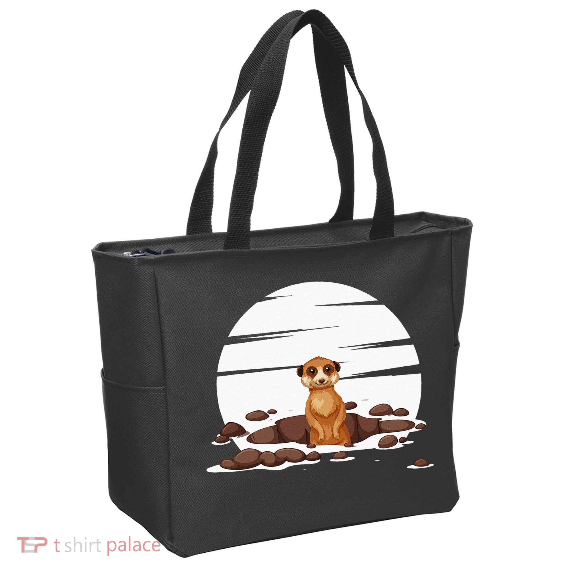 Retro Meerkat Tote Bag