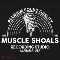 Retro Muscle Shoals Recording Studio Alabama USA Logo Women's Hoodie thumb 2