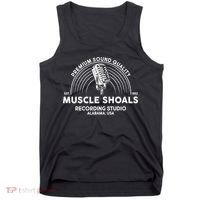 Retro Muscle Shoals Recording Studio Alabama USA Logo Tank Top thumb 0