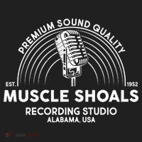 Retro Muscle Shoals Recording Studio Alabama USA Logo Golf Towel thumb 3