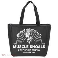 Retro Muscle Shoals Recording Studio Alabama USA Logo Tote Bag thumb 0