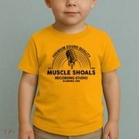 Retro Muscle Shoals Recording Studio Alabama USA Logo Toddler T-Shirt thumb 2