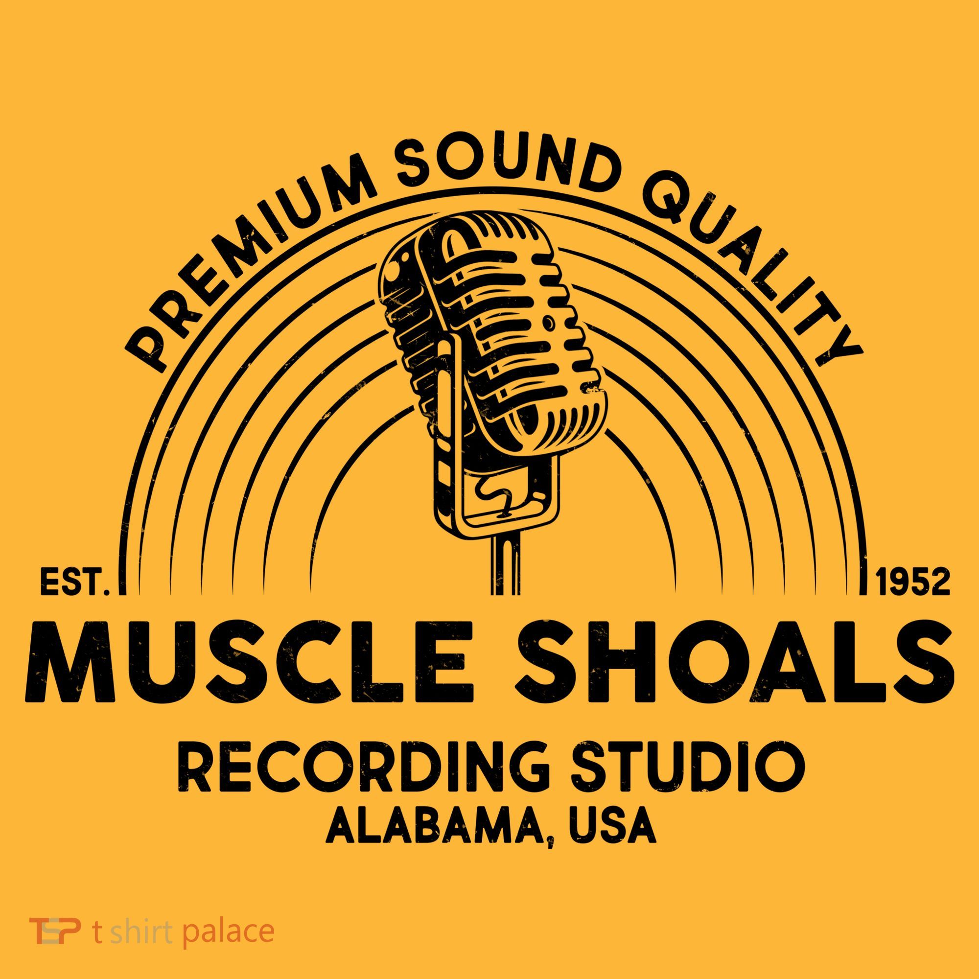 Retro Muscle Shoals Recording Studio Alabama USA Logo Visor